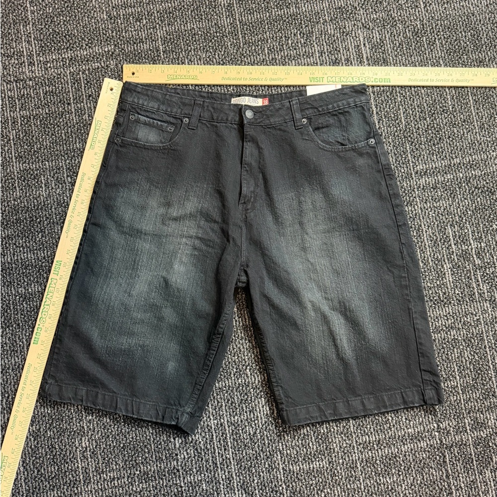 Vintage Y2K BONGO Jeans Mens Shorts Mens Sz 38 Baggy Denim NWT